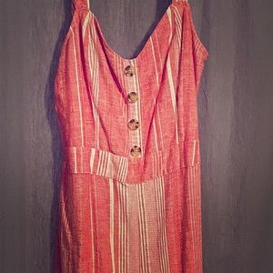 Super cute red and white striped jumper